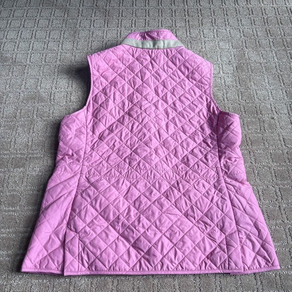Peter Millar Crown Sport Addison Quilted Vest Women's L Pink Lifestyle Golf - Picture 5 of 9